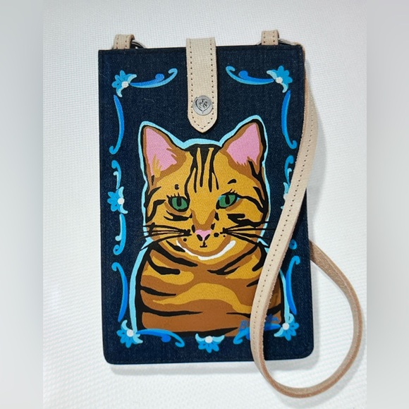 🐱 BRIGHTON MILO DENIM POUCH 🐱 NWT 🐱 - Picture 9 of 16
